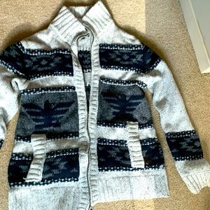 Mens medium full zip sweater